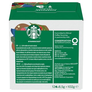 STARBUCKS | Κάψουλες Καφέ Dolce Gusto Grande 12x8.5g