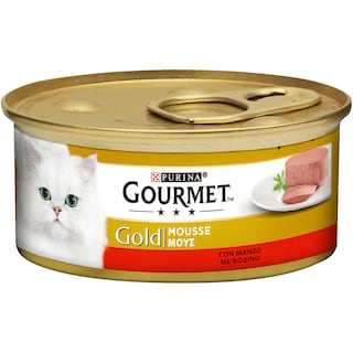 GOURMET | GOLD | Γατοτροφή Μους Βοδινό 85 gr
