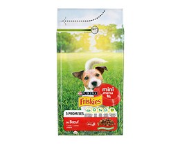 FRISKIES | MINI MENU ΞΗΡΗ ΤΡΟΦΗ ΓΙΑ ΕΝΗΛΙΚΟΥΣ ΜΙΚΡΟΣΩΜΟΥΣ ΣΚΥΛΟΥΣ ΒΟΔΙΝΟ 1.5KG
