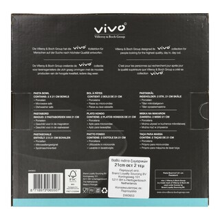 VIVO | Βαθύ Πιάτο Ζυμαρικών 21cm 2 Τεμάχια