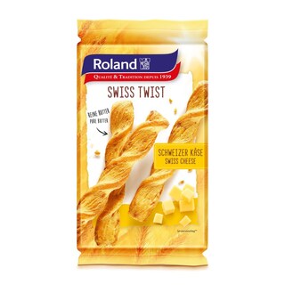 ROLAND | WHEAT ROLAND FLUTES SWISS TWIST CHEESE 100 GR