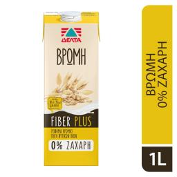ΔΕΛΤΑ | Ρόφημα Βρώμης Fiber Plus 0% Ζάχαρη 1lt