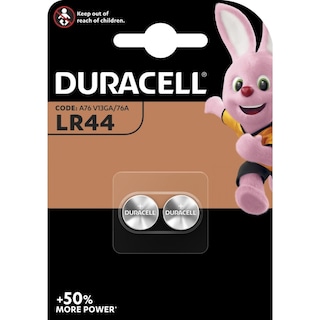 DURACELL | Μπαταρίες Αλκαλικές LR44 2 Τεμάχια