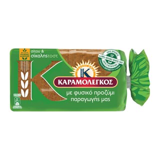 ΚΑΡΑΜΟΛΕΓΚΟΣ | Ψωμί Τοστ Σίκαλης Ολικής Άλεσης 340g