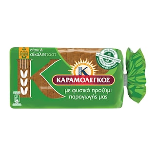 ΚΑΡΑΜΟΛΕΓΚΟΣ | Toast Bread Whole Grain Rye 340g