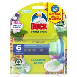 DUCK | FRESH DISCS | Block Λεκάνης WC Jasmine Jump Χωρίς Θήκη 36ml