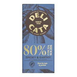 DELICATA | Μαύρη Σοκολάτα 80% Κακάο Uganda 100gr