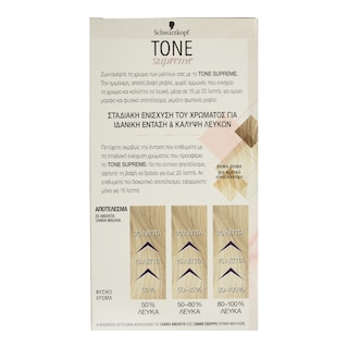 TONE SUPREME | Βαφή Μαλλιών Νο 9-1 Ξανθό Ανοιχτό Σαντρέ 1 Τεμ.