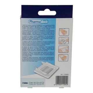 PHARMADOCT | PLASTERS ALLUMINIUM ASSORT FOR BURNS 4PCS