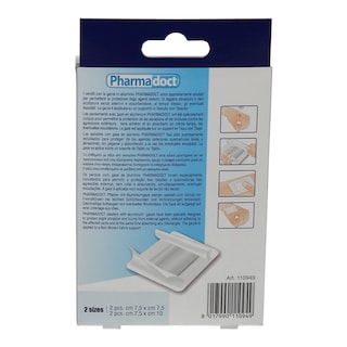 PHARMADOCT | PLASTERS ALLUMINIUM ASSORT FOR BURNS 4PCS