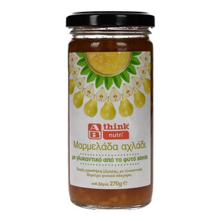 ΑΒ THINK NUTRI | Μαρμελάδα Αχλάδι Στέβια Χωρίς Ζάχαρη 270gr