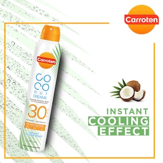 CARROTEN | Αντηλιακό Spray Διάφανο Coconut Dreams SPF30 200ml