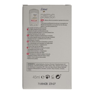 DOVE | ΑΠΟΣΜΗΤΙΚΟ ΚΡΕΜΑ MAXPRO ΜΕ ΡΟΔΙ 45 ML