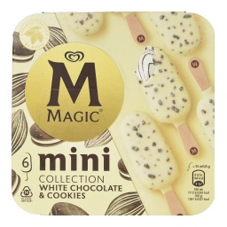 MAGIC | Παγωτό Mini White Chocolate & Cookies 6x45g