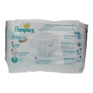 PAMPERS | NEW BABY SENSITIVE | ΠΑΝΕΣ ΜΩΡΟΥ NEW BORN 2 - 5 KGR No 1 39 ΤΕΜ