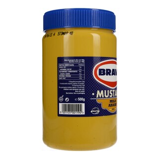 BRAVA | Μουστάρδα Απαλή Βαρελάκι  500 gr