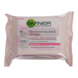 GARNIER | ΜΑΝΤΗΛΑΚΙΑ ΚΑΘΑΡΙΣΜΟΥ ΜΕ ΝΕΡΟ MICELLAIRE 25 ΤΕΜ