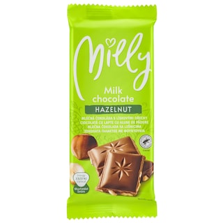 MILLY | Σοκολάτα Γάλακτος με Φουντούκια 100g
