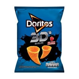 DORITOS | Σνακ Καλαμποκιού 3D Bugles Πάπρικα 75g
