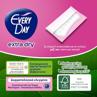 EVERY DAY | Panty Liners XL Extra Dry 24 Pieces