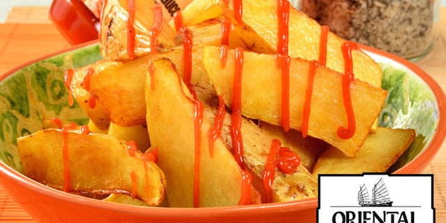 Πατάτες Bravas με Σως Τσίλι