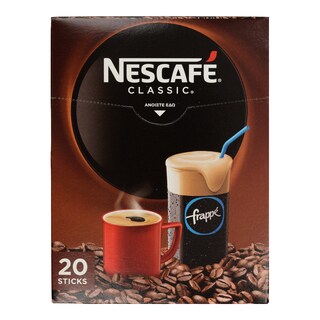 NESCAFE | CLASSIC | Στιγμιαίος Καφές Sticks 20x2g