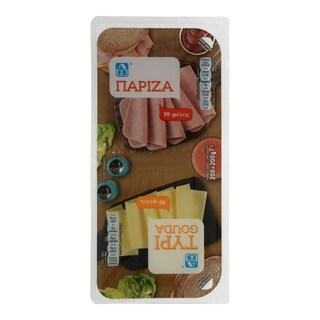 ΑΒ | Σετ Πάριζα & Τυρί Gouda 400 gr