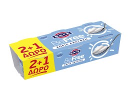 BEFREE | Επιδόρπιο Γιαουρτιού BeFree Χωρίς Λακτόζη 3x150g 2+1 Δώρο