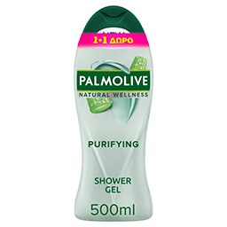 PALMOLIVE | Αφρόλουτρο Wellness Άργιλος & Αλόη 500ml 1+1 Δώρο 1+1