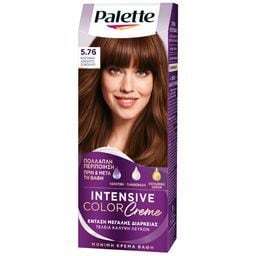 PALETTE | Βαφή Μαλλιών Intensive 5.76 Καστανό Ανοιχτό Σοκολατί 1 Τεμάχιο