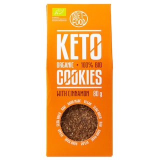ΚΕΤΟ | Μπισκότα Κέτο με Κανέλα Bio 80g