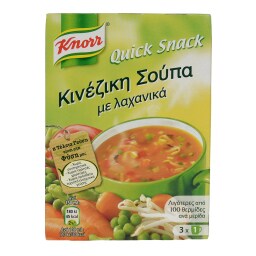 KNORR | QUICK SNACK | ΣΟΥΠΑ ΚΙΝΕΖΙΚΗ ΛΑΧΑΝΙΚΑ 35 GR
