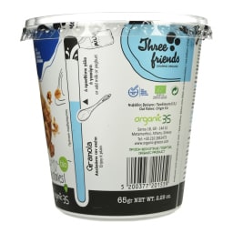 THREE FRIENDS | CEREAL BIO GRANOLA DARK CHOCOATE 65G