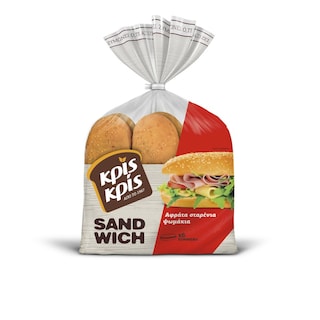 ΚΡΙΣ ΚΡΙΣ | Ψωμί Sandwich Αφράτο Σταρένιο 480g
