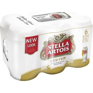 STELLA ARTOIS | Μπύρα Lager Κουτί 330ml 4+2 Δώρο