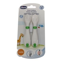 CHICCO | SET FIRST CUTLERY 12M+ 2PCS