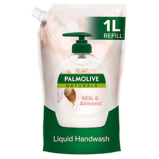 PALMOLIVE | Κρεμοσάπουνο Naturals Γάλα & Aμύγδαλο Ανταλλακτικό 1lt