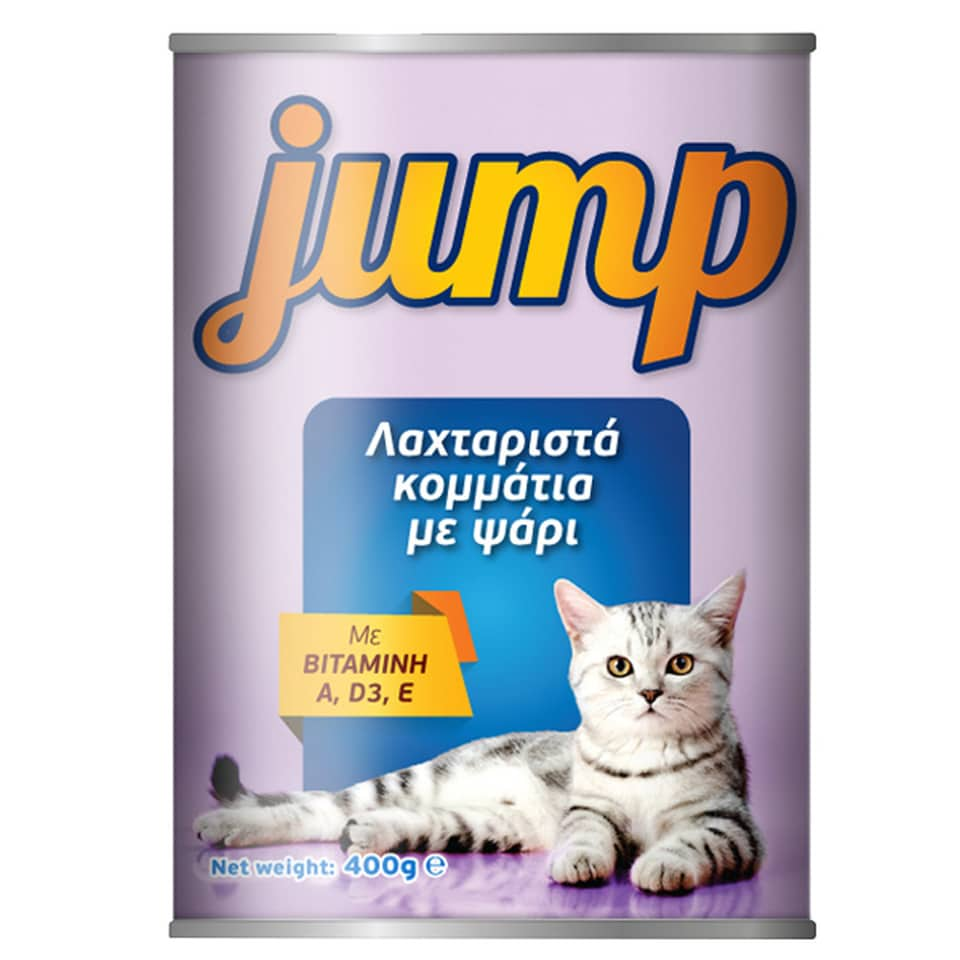 JUMP Γατοτροφή Ψάρι 400g