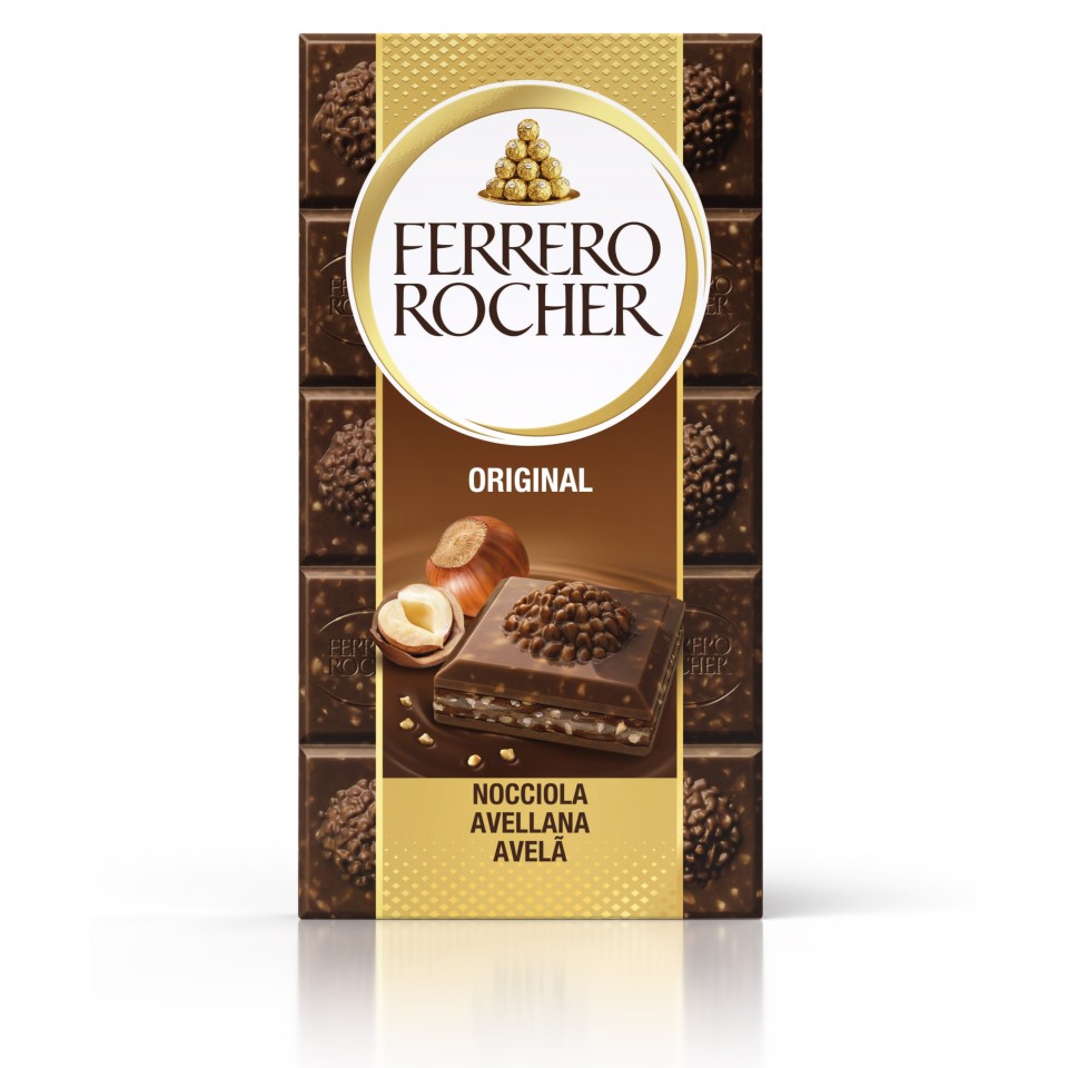 FERRERO Σοκολάτα Γάλακτος Φουντούκι 90g