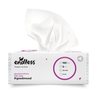 ENDLESS | Χειροπετσέτες Ζικ Ζακ Good Mood 1 Τεμάχιο