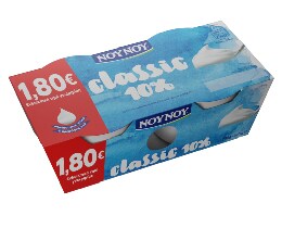 ΝΟΥΝΟΥ | Γιαούρτι Αγελάδος Classic 10% Λιπαρά 2 Χ 200 gr