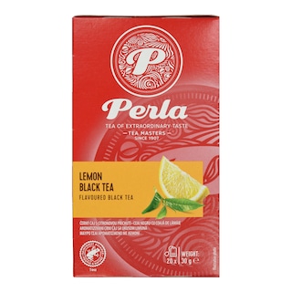 PERLA BEVERAGES | Τσάι Μαύρο με Λεμόνι 20x1.5g