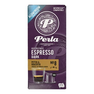 PERLA BEVERAGES | Κάψουλες Καφέ Espresso Dark 10x5g