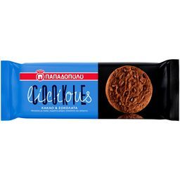 ΠΑΠΑΔΟΠΟΥΛΟΥ | Μπισκότα Cookies Κακάο & Σοκολάτα 180g