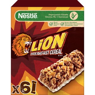 LION | Μπάρες Δημητριακών Lion Καραμέλα Σοκολάτα 6 X 25gr