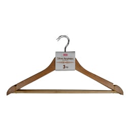 - | Κρεμάστρες Ξύλινες 3 Τεμάχια