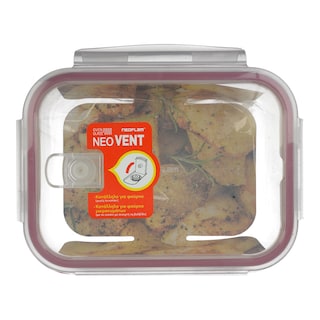 NEOFLAM | Φαγητοδοχείο Γυάλινο Βαλβίδα 1.5lt 1 Τεμάχιο