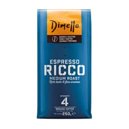 DIMELLO | Espresso Coffee Ricco Ground 250g