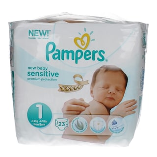 PAMPERS | NEW BABY | ΠΑΝΕΣ ΜΩΡΟΥ NEWBORN 2 - 5 KGR 23 ΤΕΜ