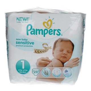 PAMPERS | NEW BABY | ΠΑΝΕΣ ΜΩΡΟΥ NEWBORN 2 - 5 KGR 23 ΤΕΜ